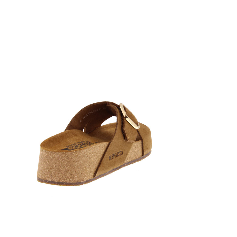 Mephisto slippers cognac 4