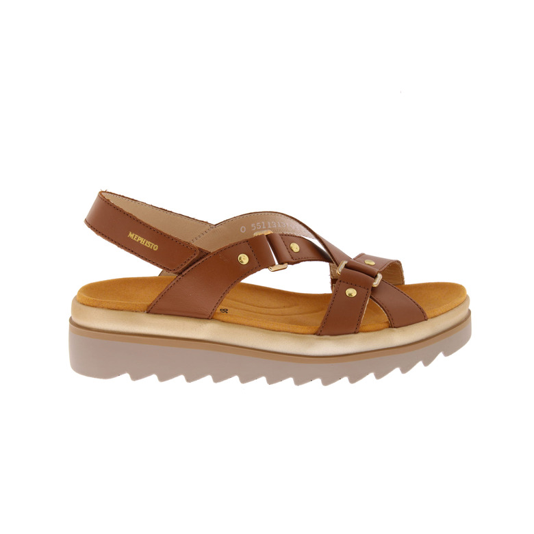 Mephisto sandalen cognac 1