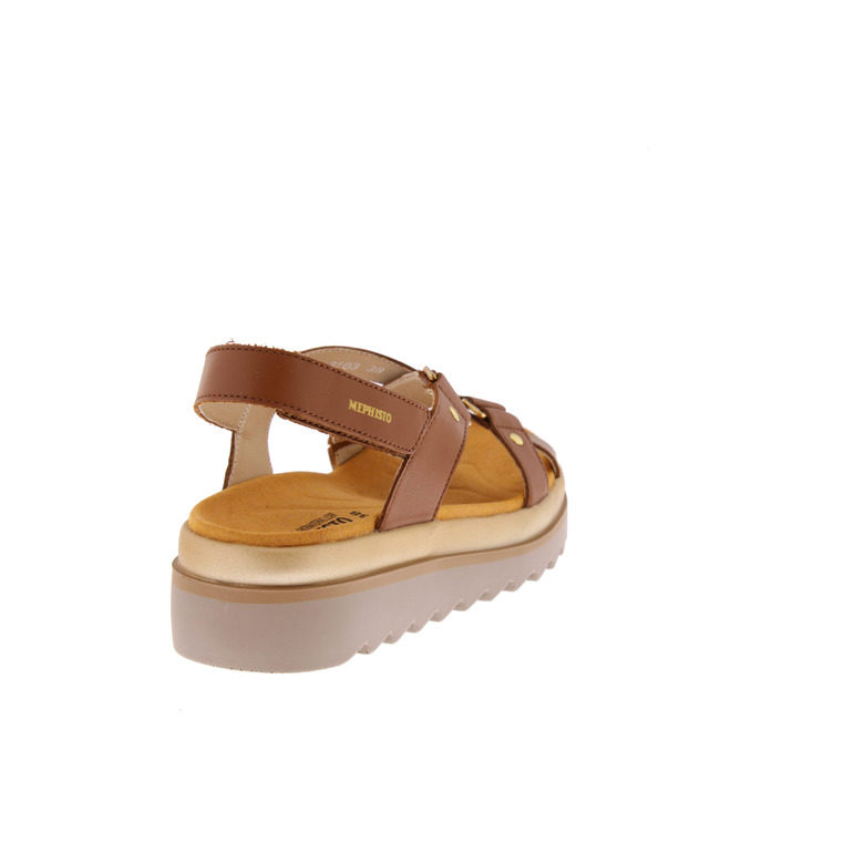 Mephisto sandalen cognac 4