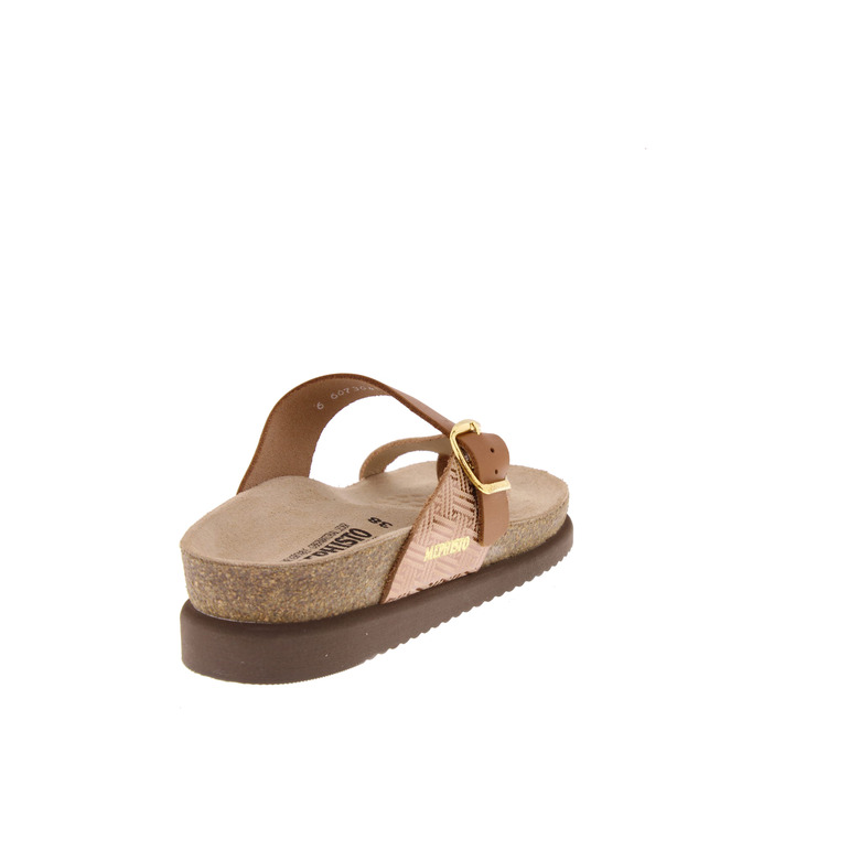 Mephisto slippers cognac 4