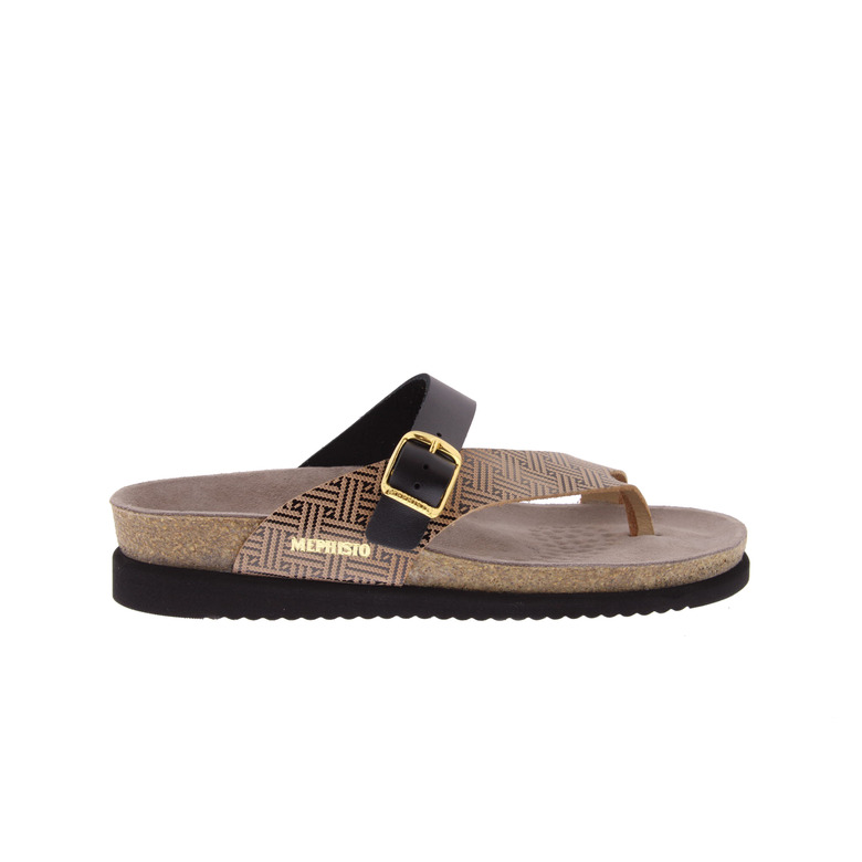 Mephisto slippers zwart 1