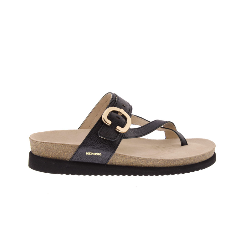 Mephisto slippers zwart 1