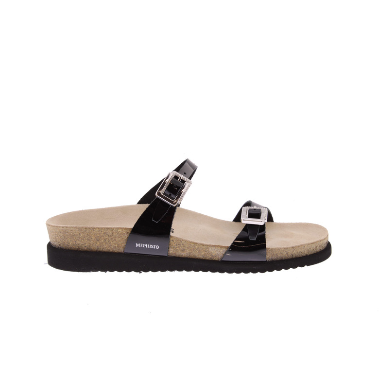 Mephisto slippers zwart 1