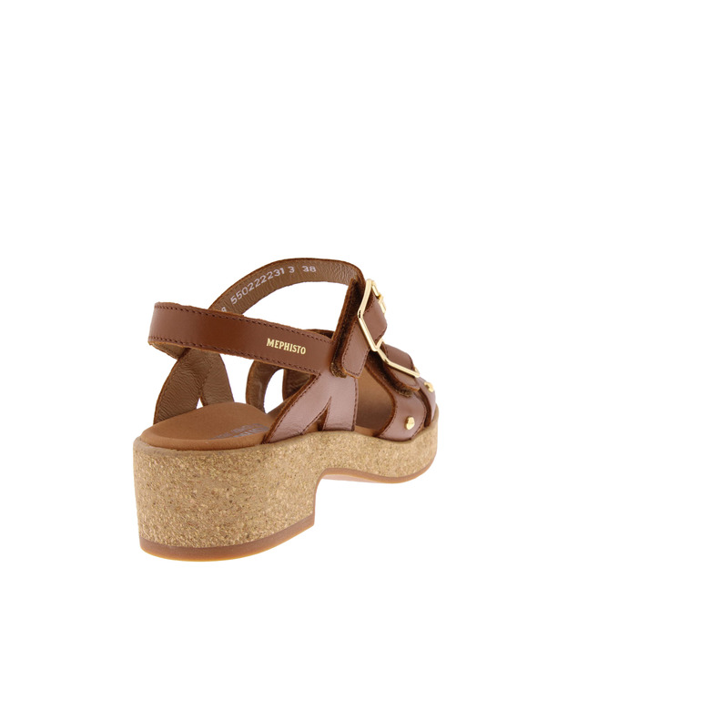 Mephisto sandalen cognac 4