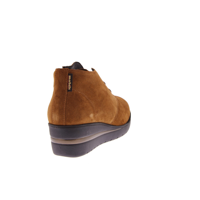 Mephisto Mobils enkellaarsjes cognac 4