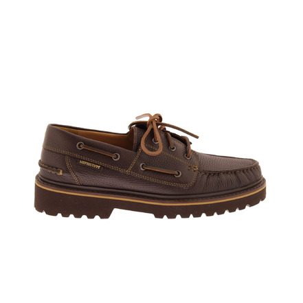 Mephisto chaussures bateau brun